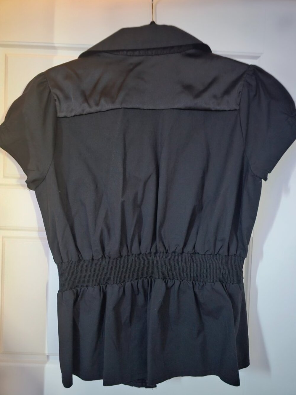 2B Bebe Black womens blouse/top - Picture 5 of 6